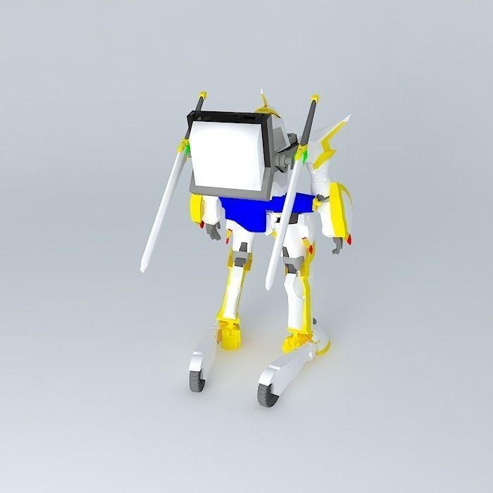 Lancelot robot Free 3D model_1