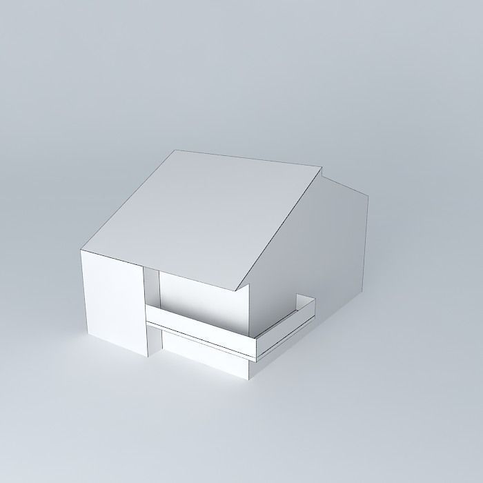 Hungarian street in Pilsen Free 3D model_3