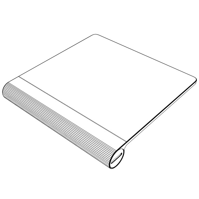 Apple Magic Trackpad 3D model_3