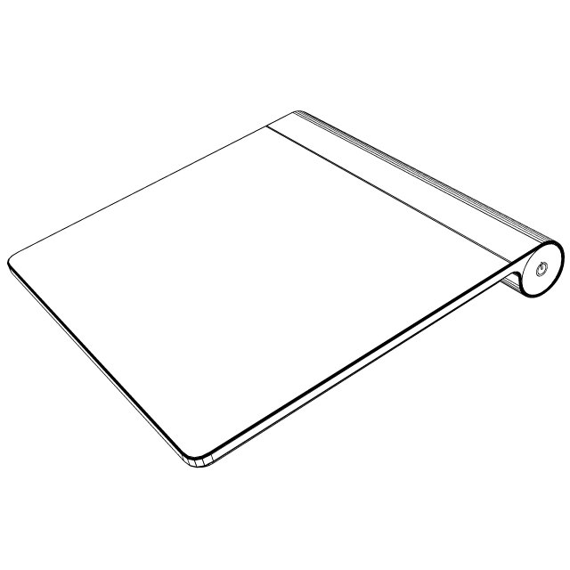 Apple Magic Trackpad 3D model_1