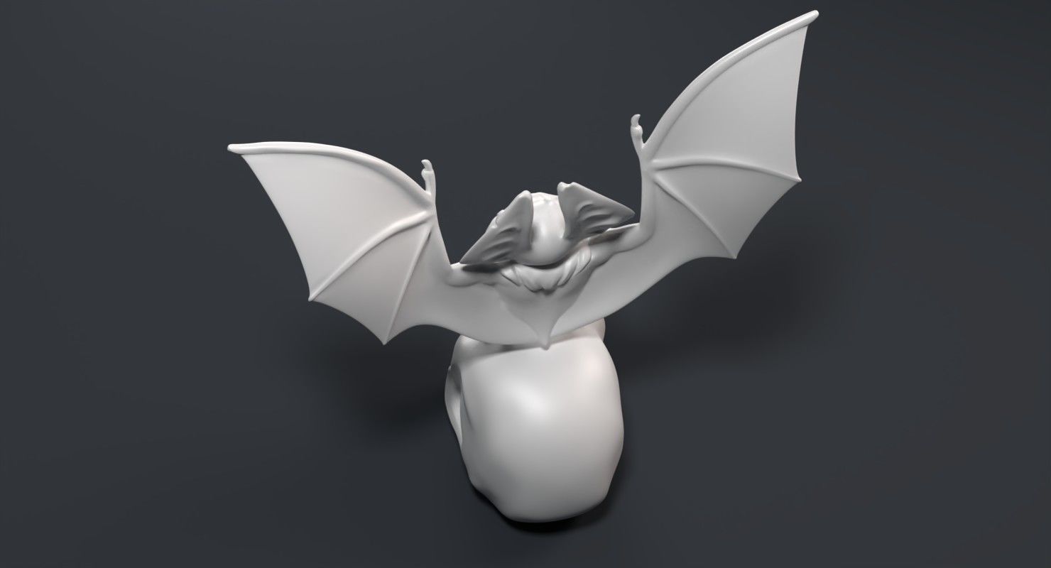 Sculpture of a funny vampire Free 3D print model_6