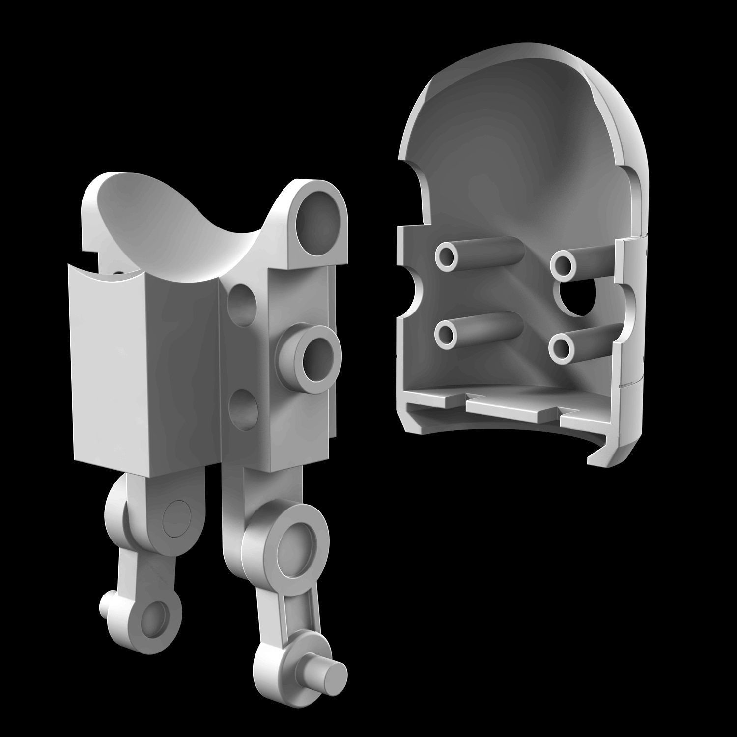 Machine Lifeform buildable figure from Nier Automata 3D print model_4