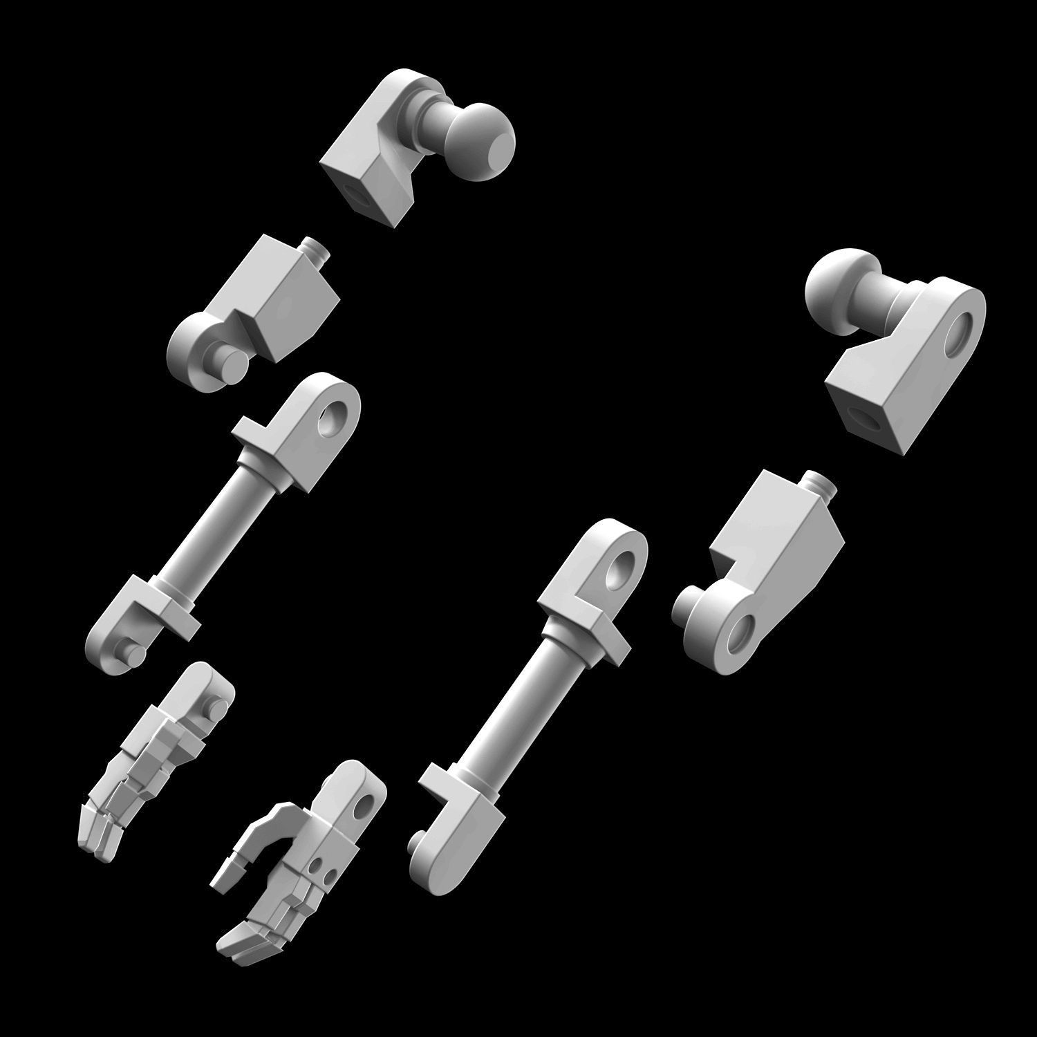 Machine Lifeform buildable figure from Nier Automata 3D print model_8