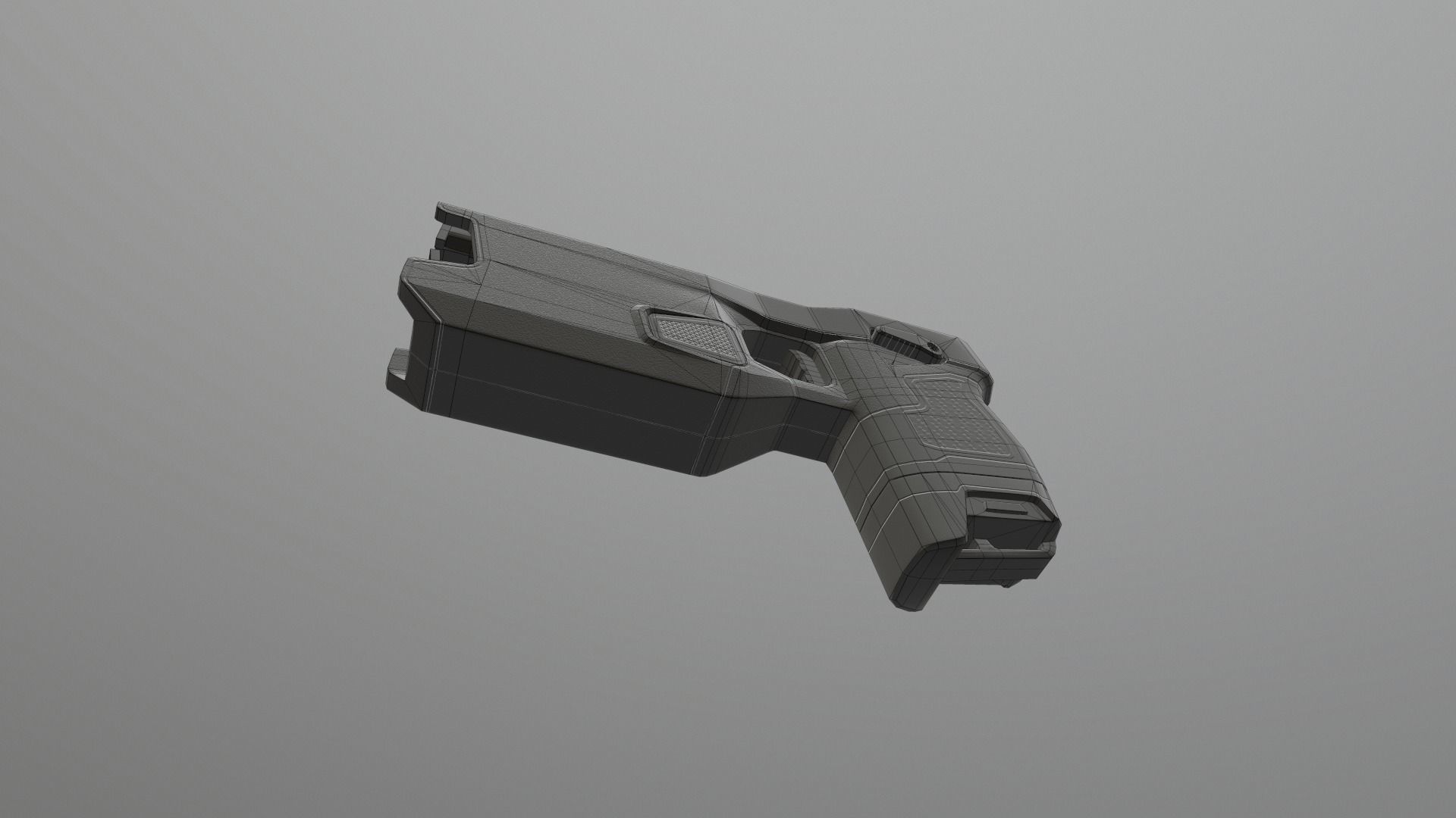 Taser 7 laser gun Low-poly 3D model_12