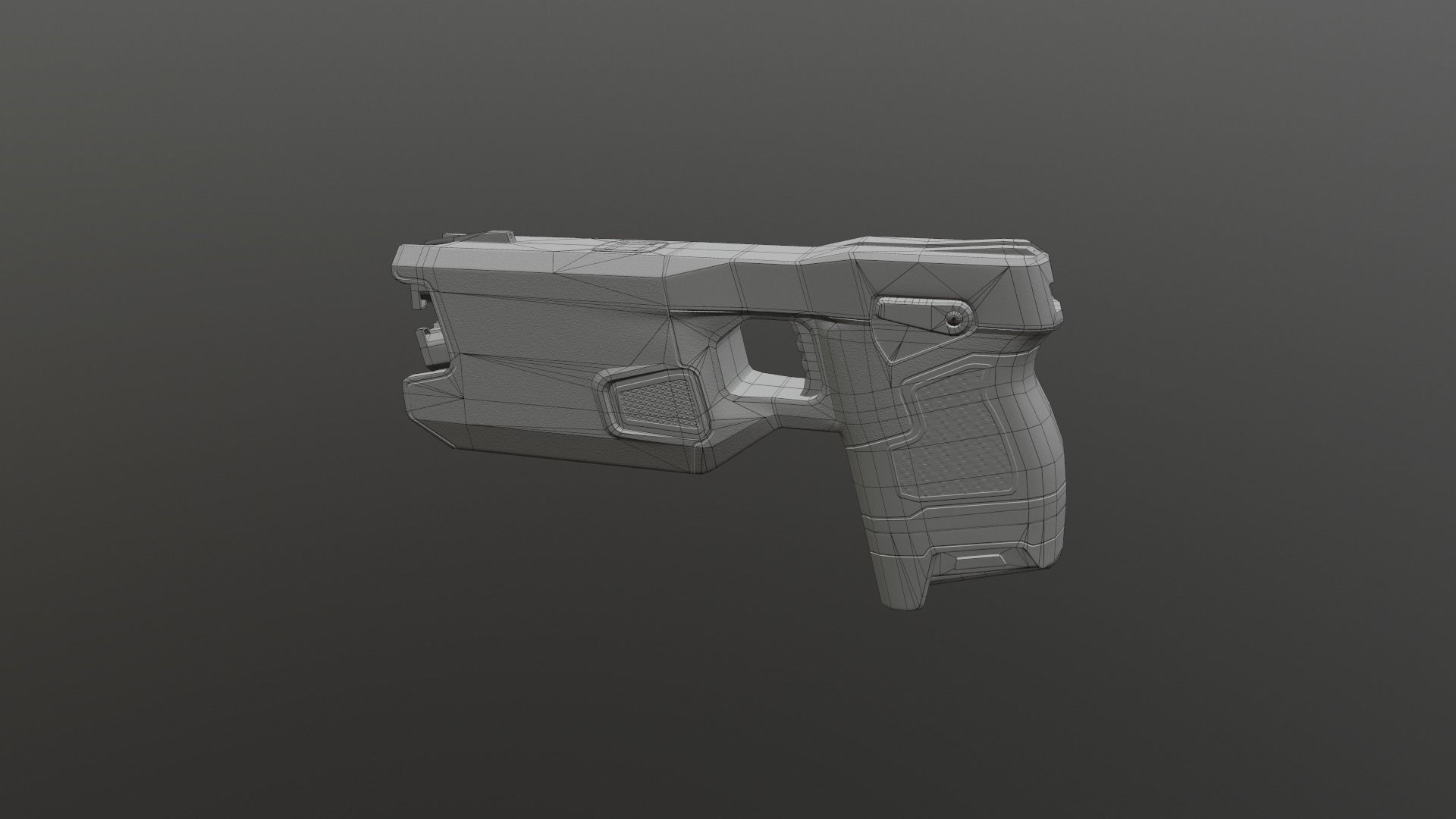 Taser 7 laser gun Low-poly 3D model_10