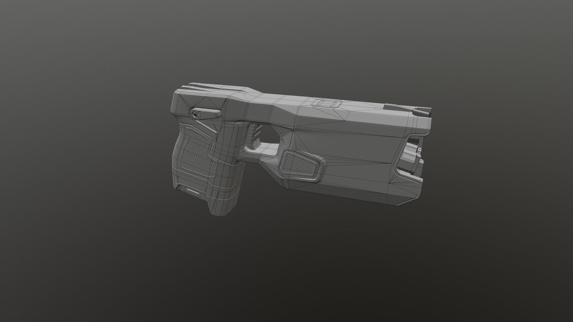 Taser 7 laser gun Low-poly 3D model_8