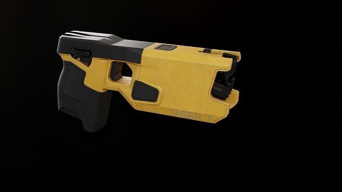 Taser 7 laser gun Low-poly 3D model