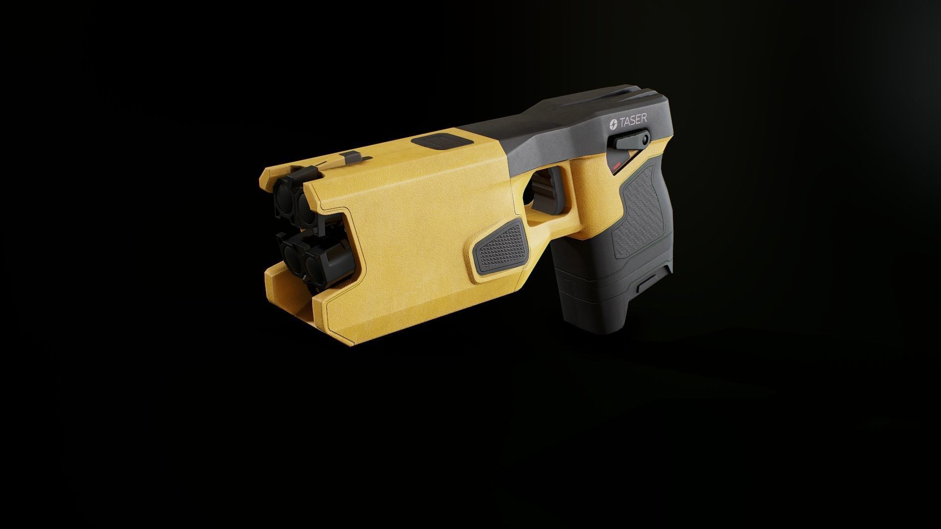 Taser 7 laser gun Low-poly 3D model_4