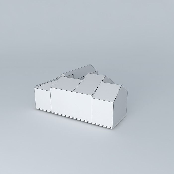 Market in Pilsen with Kosciuszko Street Free 3D model_4