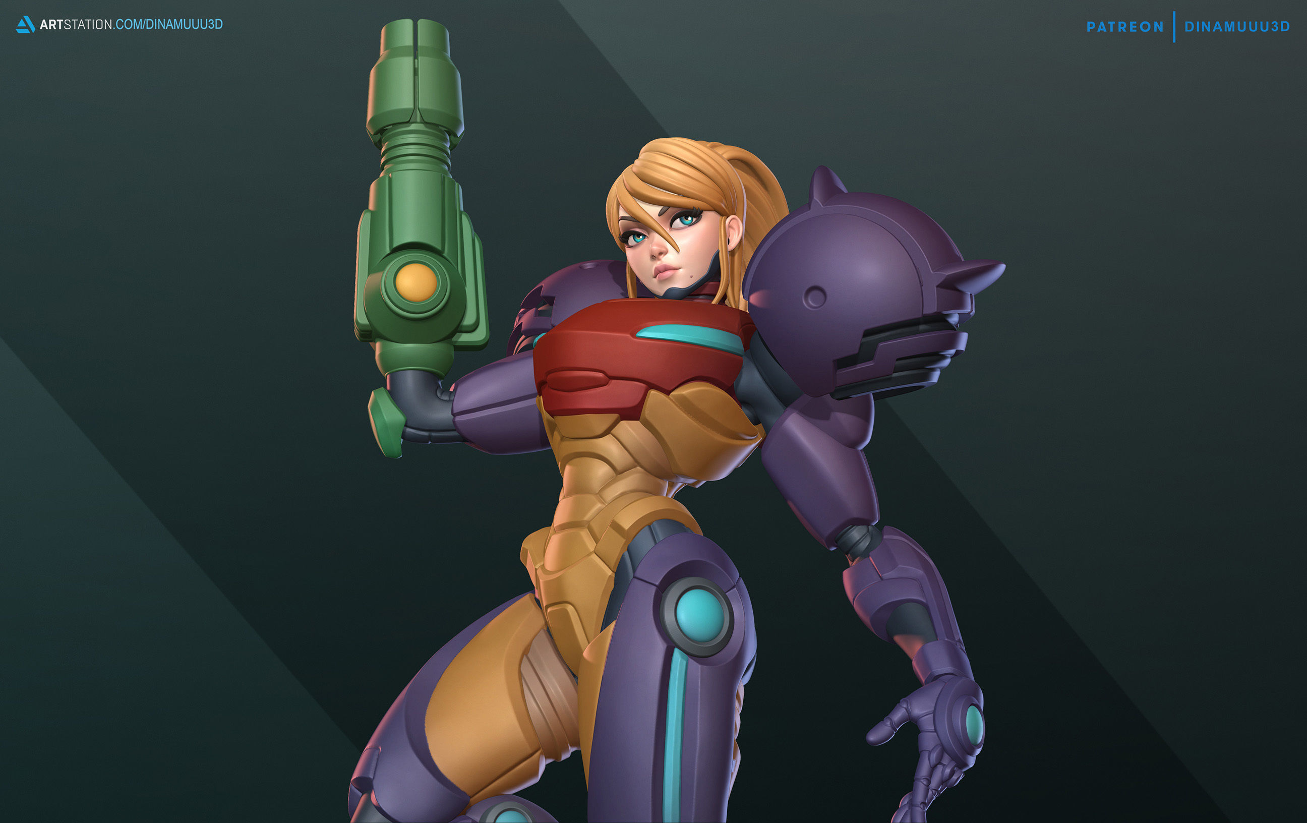 Varia Suit Samus Aran 3D Print Model 3D print model_4