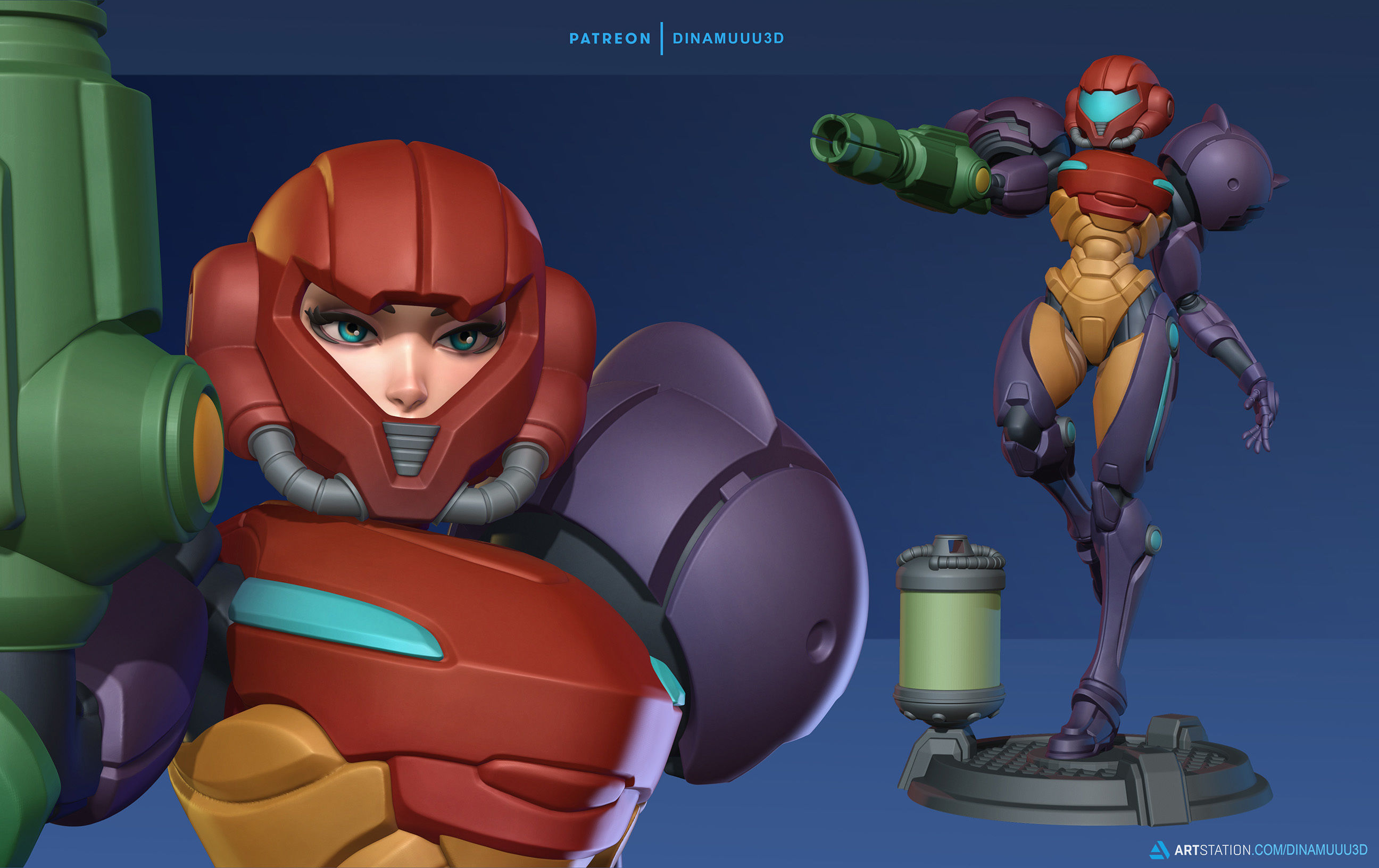 Varia Suit Samus Aran 3D Print Model 3D print model_5