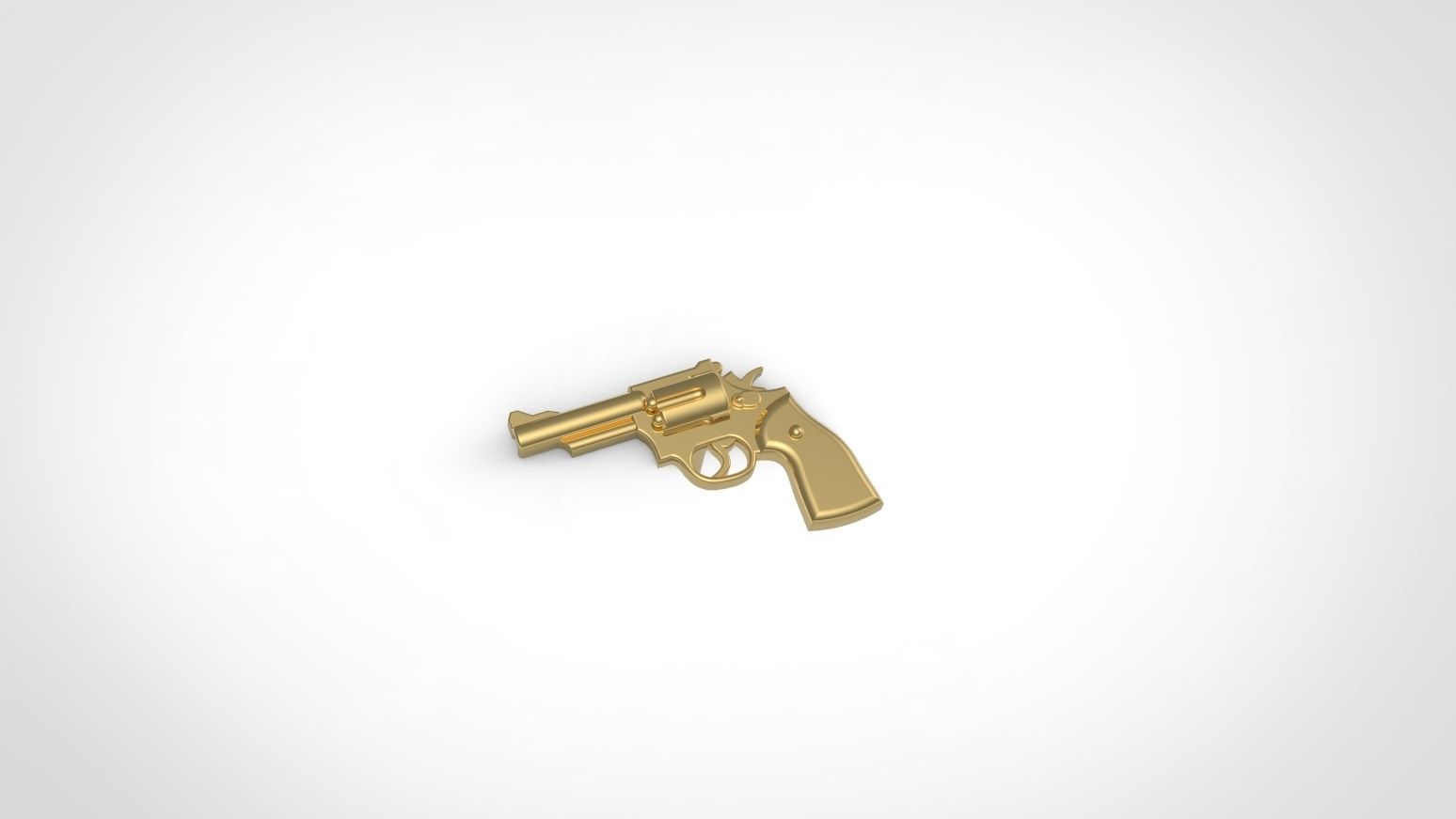 Pendand and Earring Revolver 3D print model_1