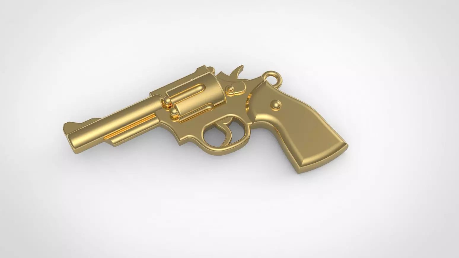 Pendand and Earring Revolver 3D print model_0