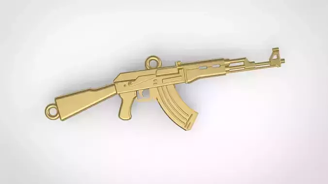 Pendant pingente AK-47