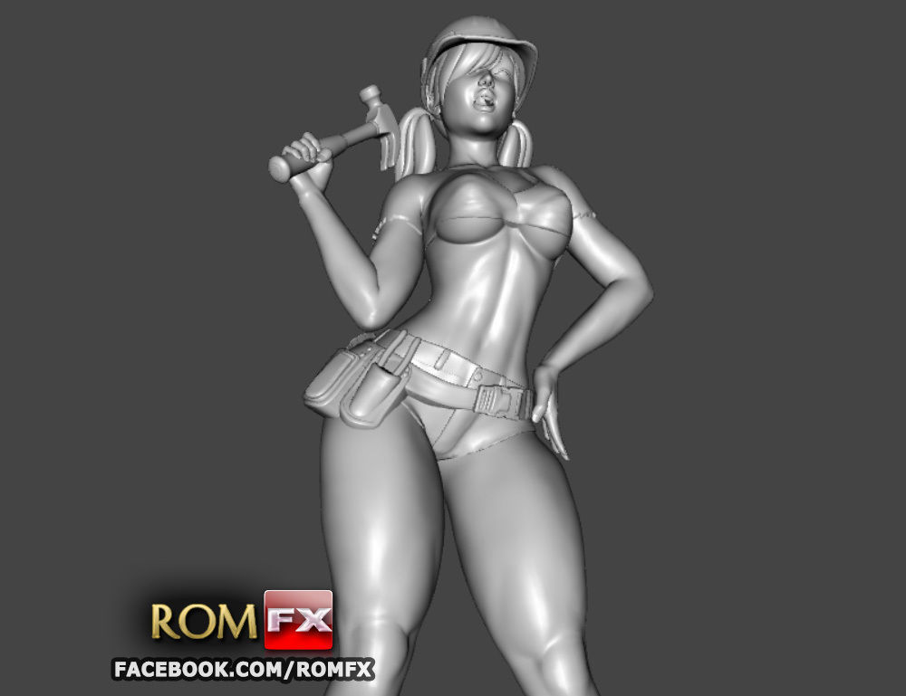 The Hand Girl - 3D Printable Figure 3D print model_10