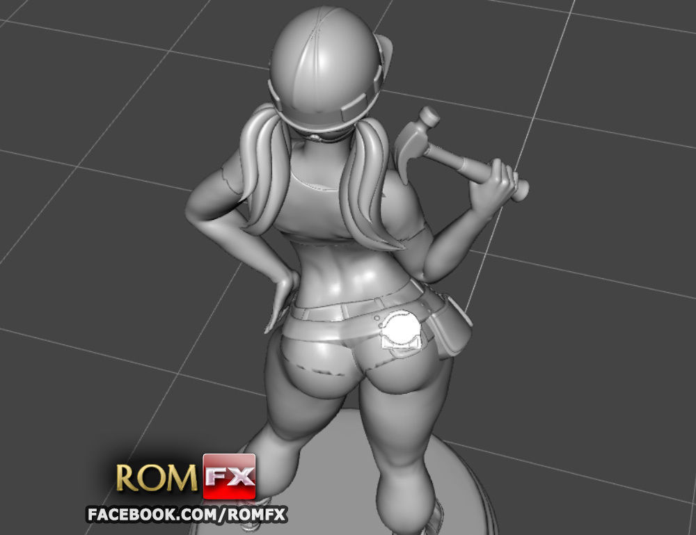 The Hand Girl - 3D Printable Figure 3D print model_19