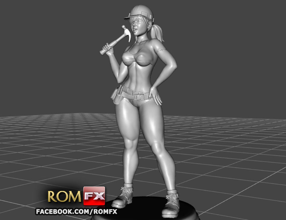 The Hand Girl - 3D Printable Figure 3D print model_8