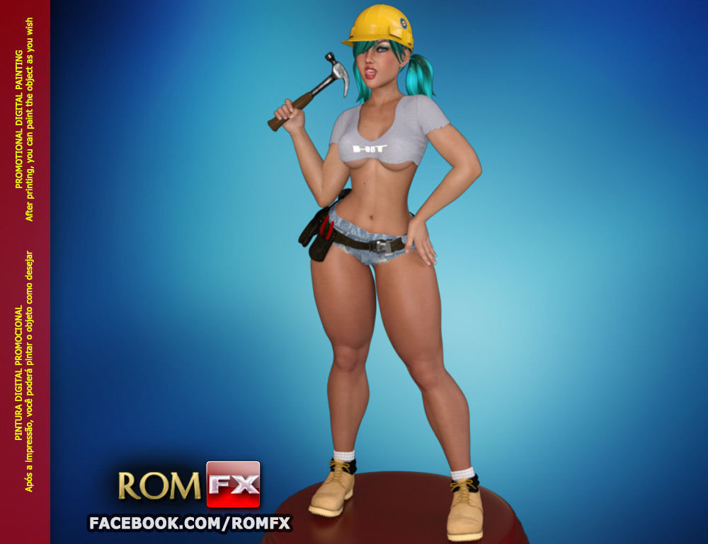 The Hand Girl - 3D Printable Figure 3D print model_1