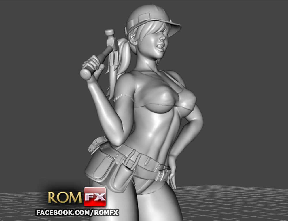 The Hand Girl - 3D Printable Figure 3D print model_25