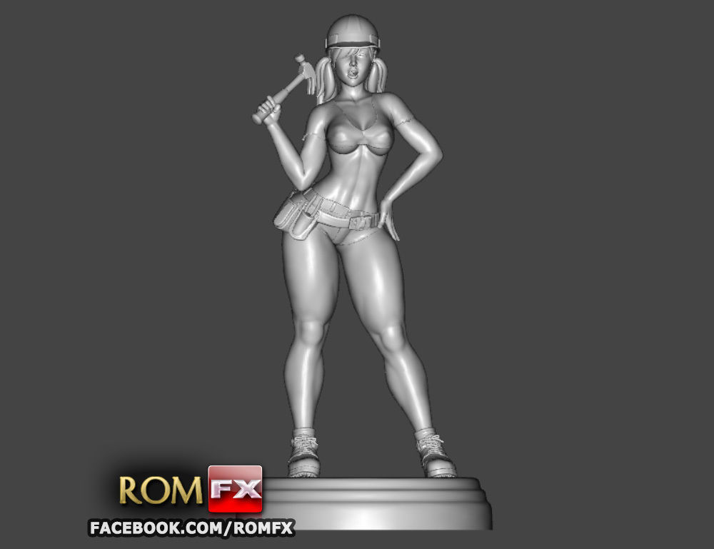 The Hand Girl - 3D Printable Figure 3D print model_3