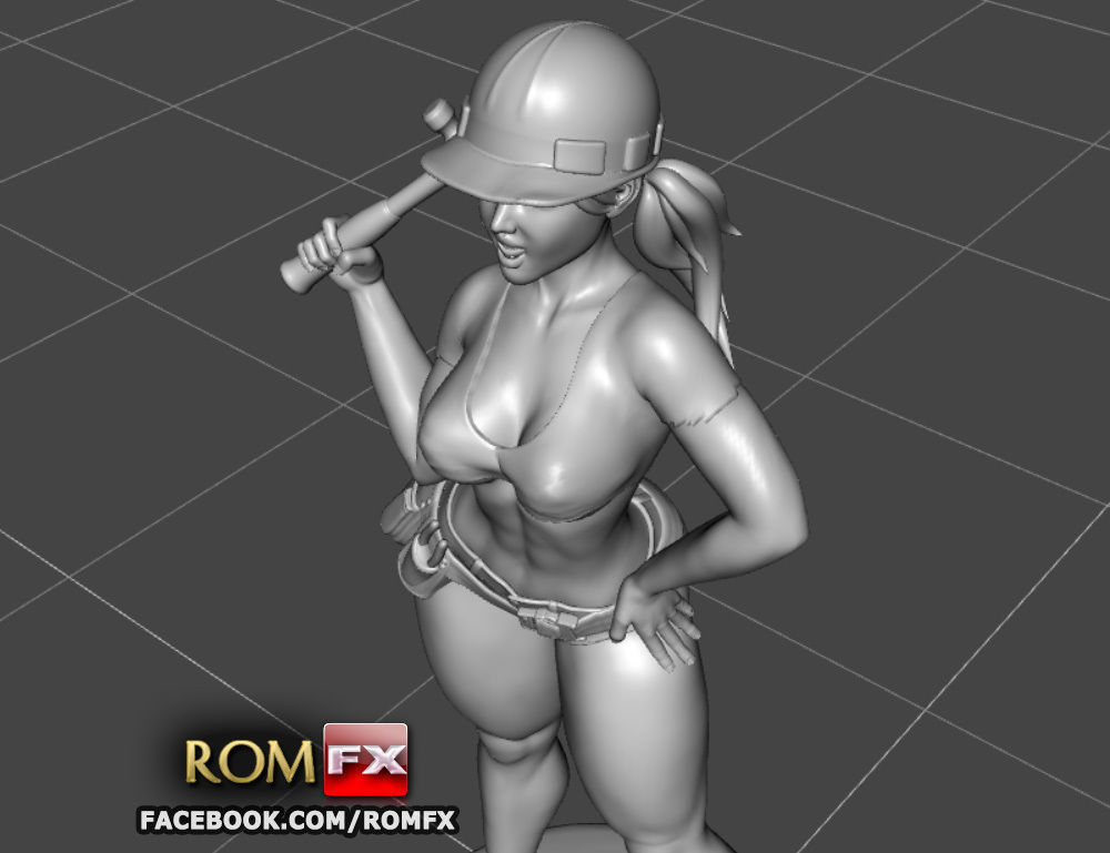 The Hand Girl - 3D Printable Figure 3D print model_16