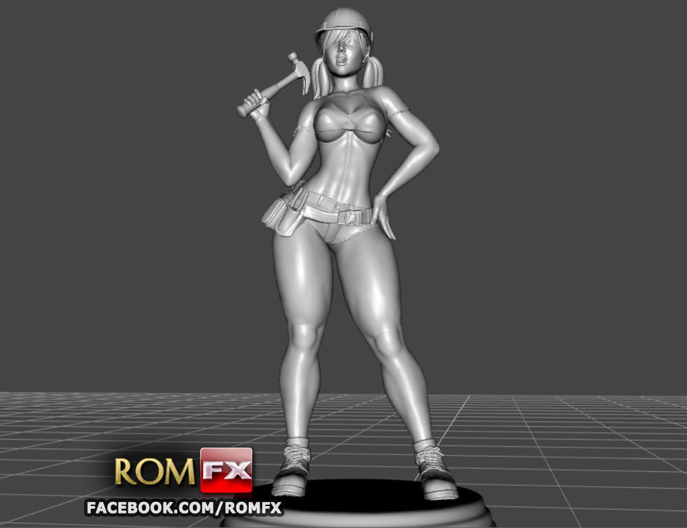 The Hand Girl - 3D Printable Figure 3D print model_7