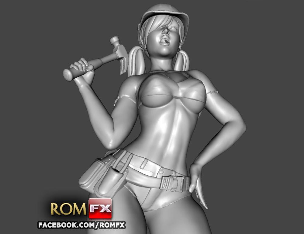 The Hand Girl - 3D Printable Figure 3D print model_13