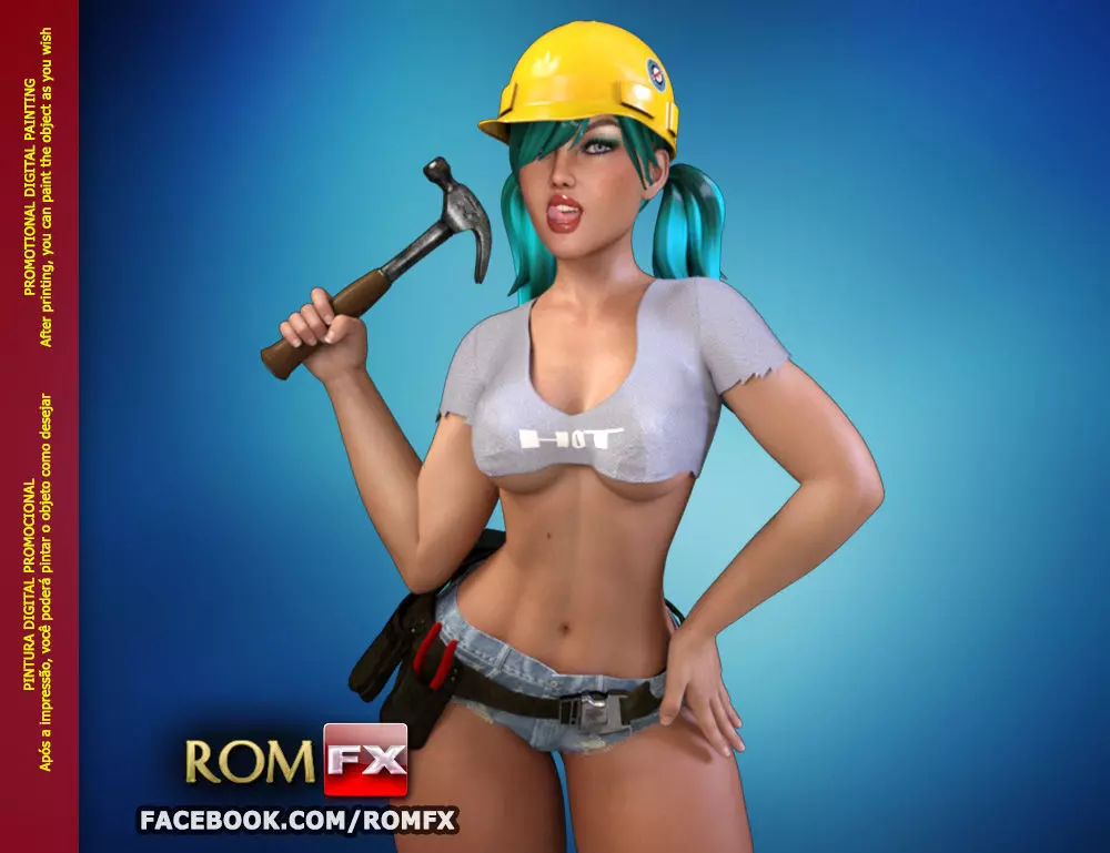 The Hand Girl - 3D Printable Figure 3D print model_0