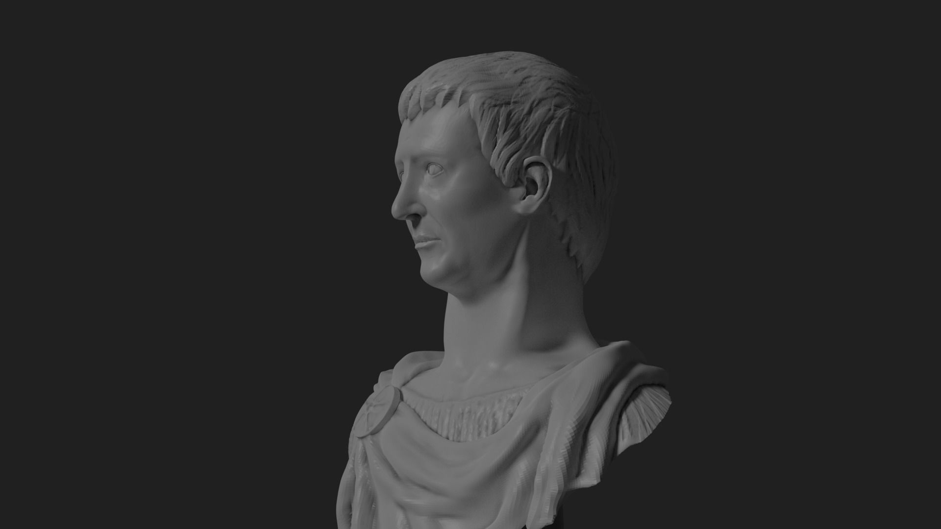 Caesar Claudius 3D print model_7