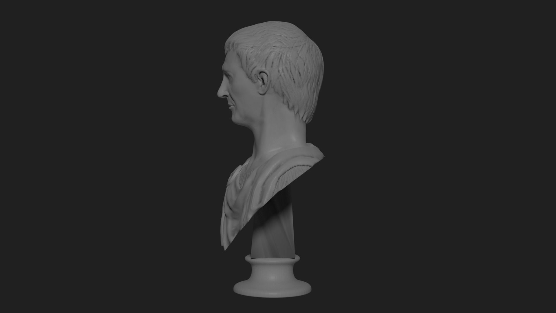 Caesar Claudius 3D print model_2