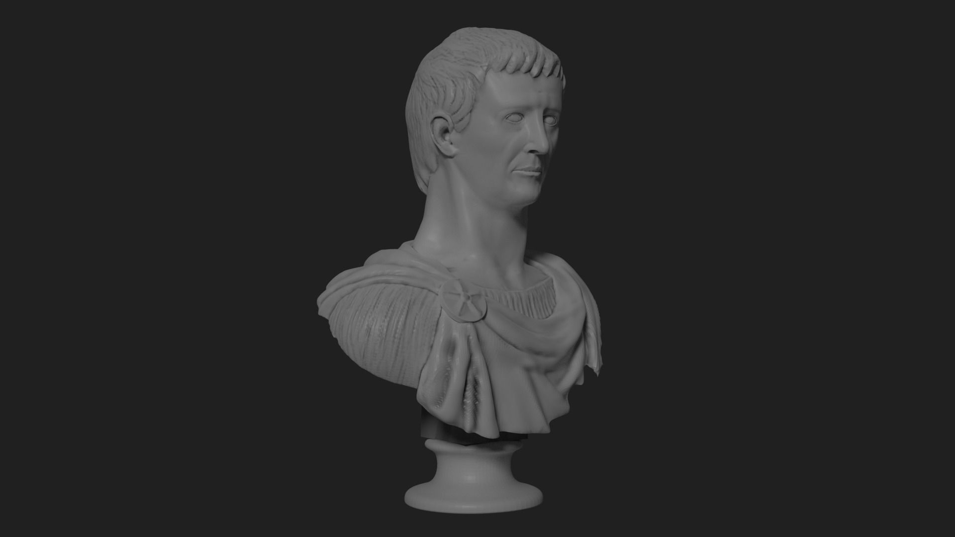 Caesar Claudius 3D print model_6