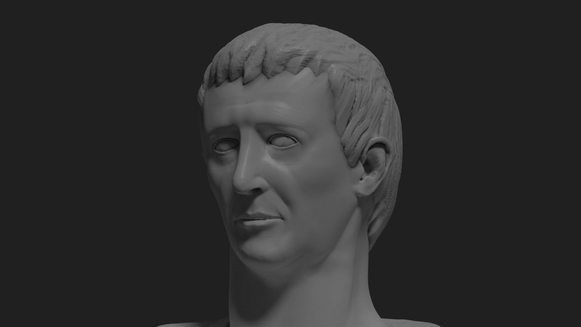 Caesar Claudius 3D print model_9