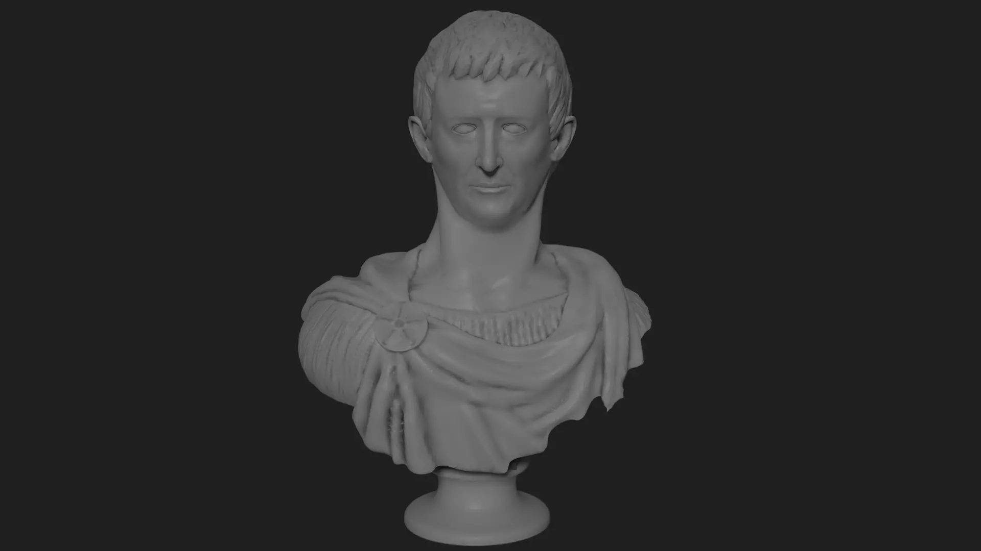 Caesar Claudius 3D print model_0