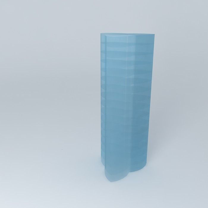 Torre D2 building Free 3D model_2