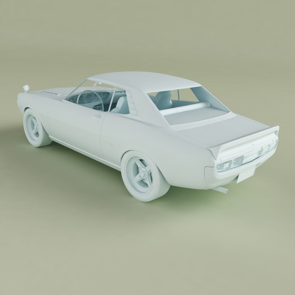Toyota Celica GT Coupe 1975 3D model_4