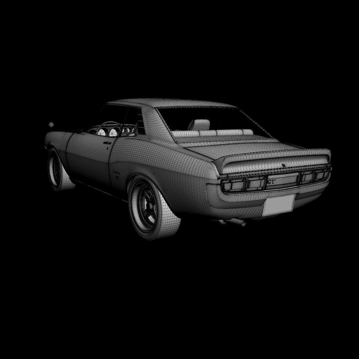 Toyota Celica GT Coupe 1975 3D model_8