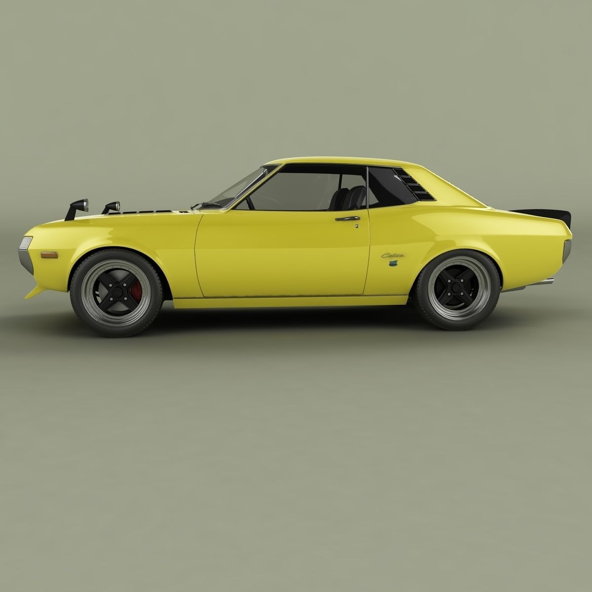 Toyota Celica GT Coupe 1975 3D model_1