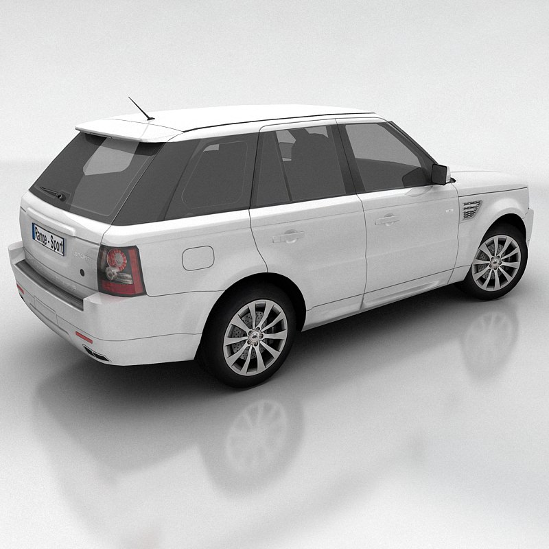 Range Rover Sport Low-poly 3D model_3