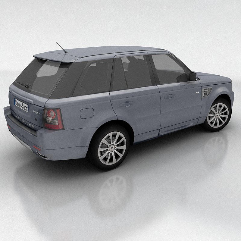 Range Rover Sport Low-poly 3D model_9