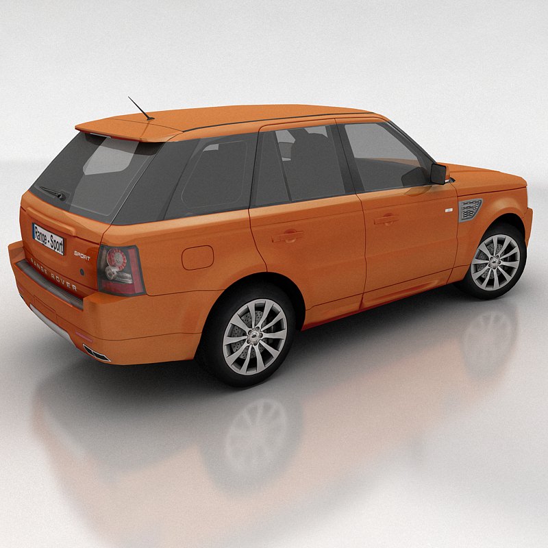 Range Rover Sport Low-poly 3D model_1
