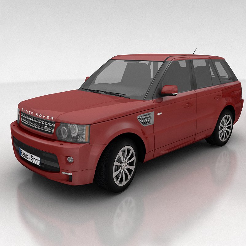 Range Rover Sport Low-poly 3D model_4