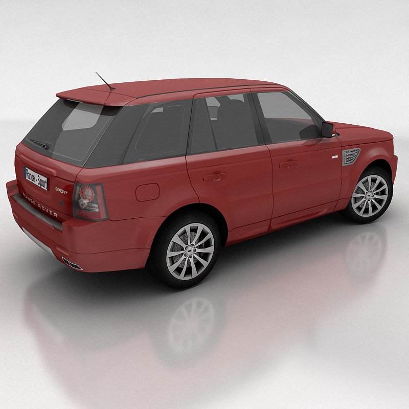 Range Rover Sport Low-poly 3D model_5