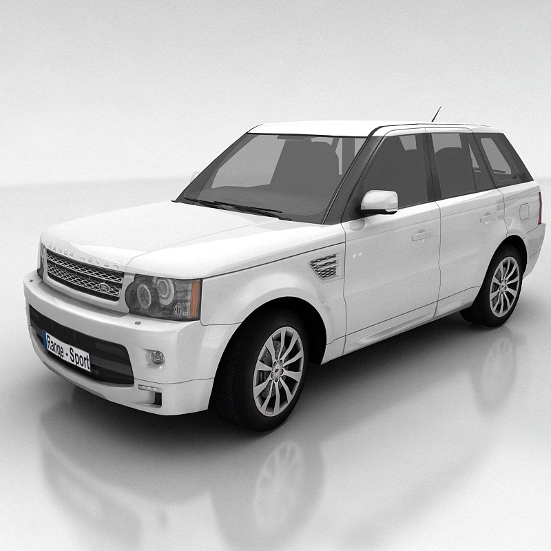Range Rover Sport Low-poly 3D model_2
