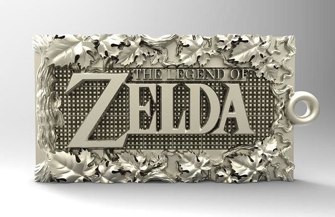 Zelda relief keychain version available 3D print model
