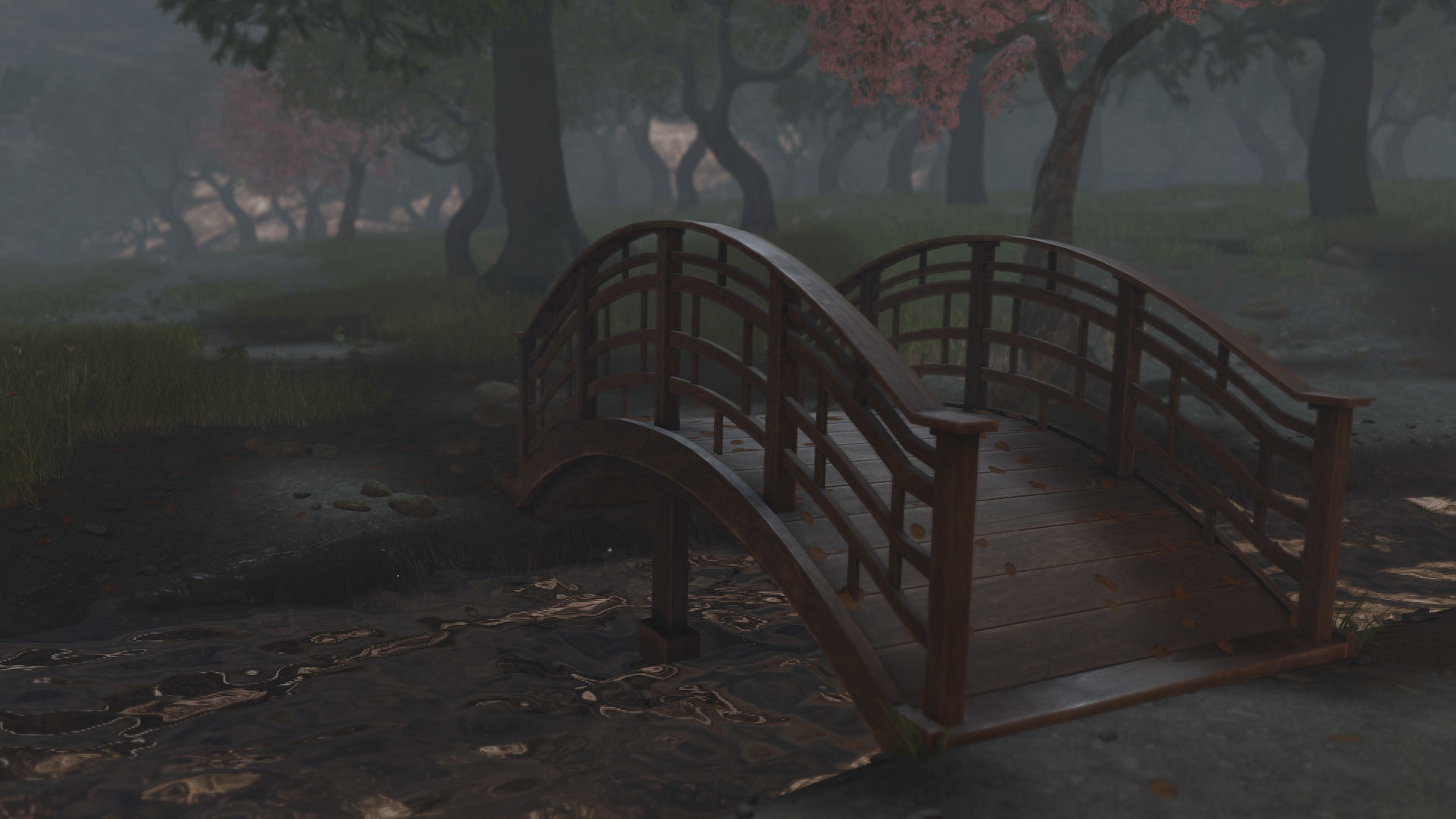Low Poly Modular Japanese House With PBR Materials Low-poly 3D model_79