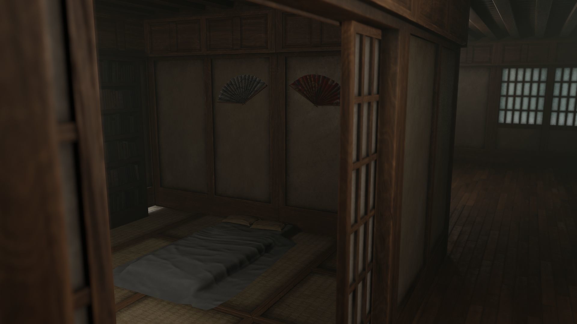 Low Poly Modular Japanese House With PBR Materials Low-poly 3D model_65