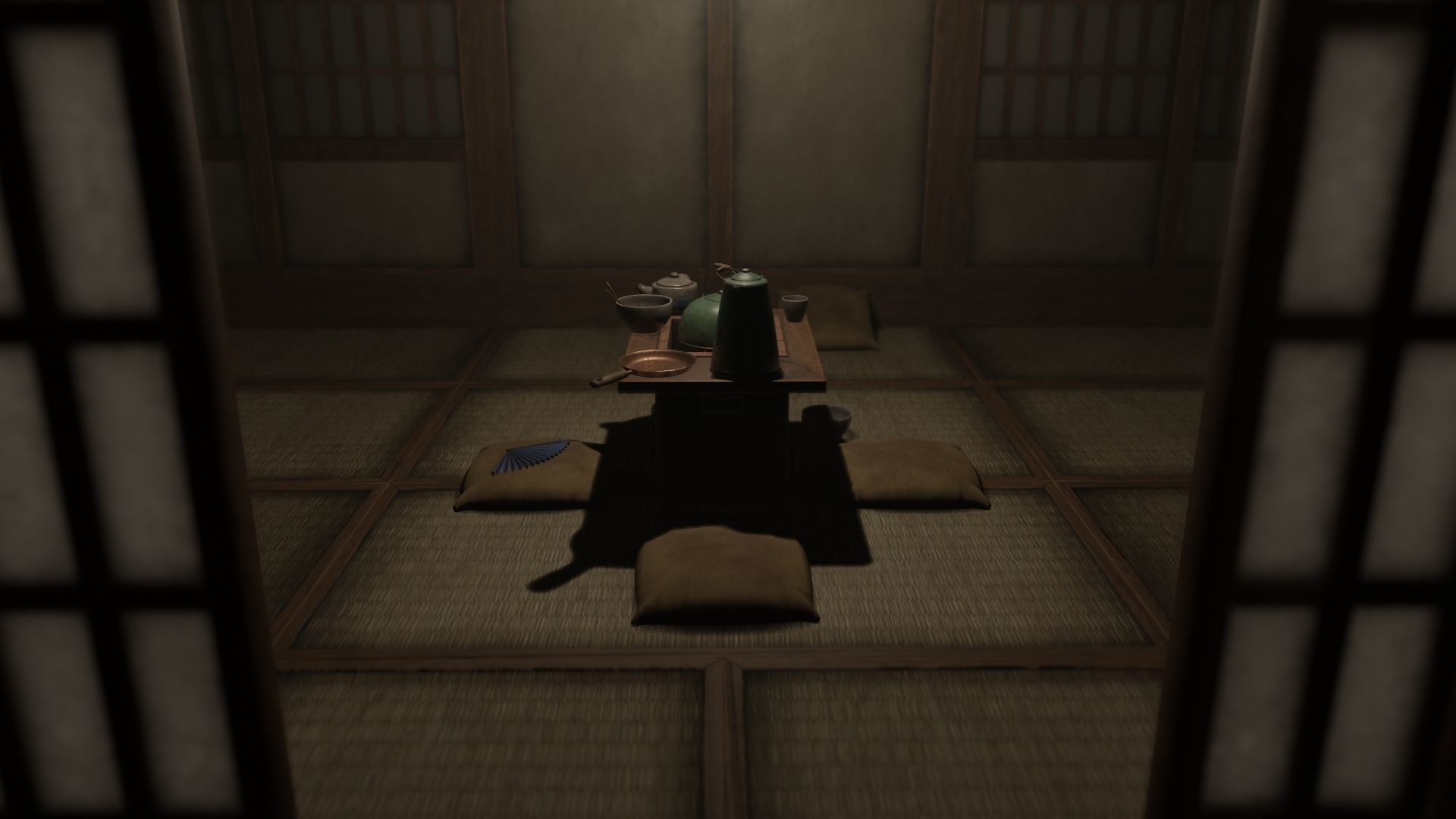 Low Poly Modular Japanese House With PBR Materials Low-poly 3D model_56