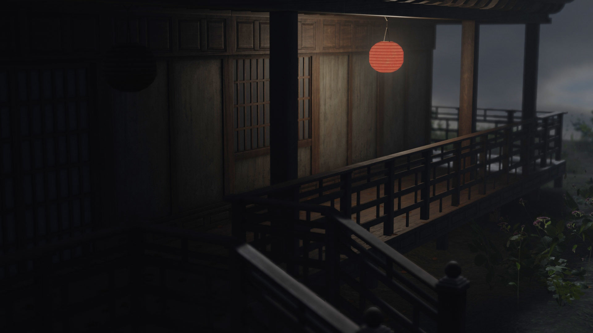 Low Poly Modular Japanese House With PBR Materials Low-poly 3D model_75