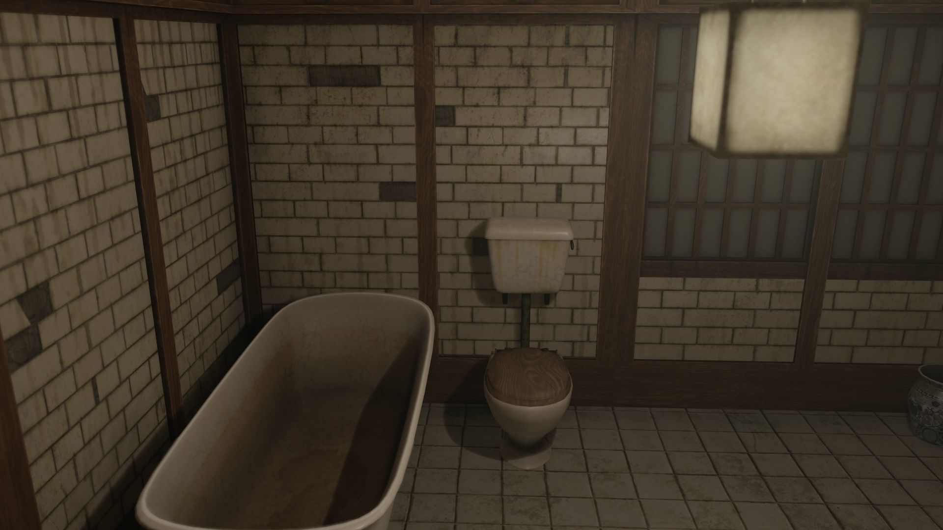 Low Poly Modular Japanese House With PBR Materials Low-poly 3D model_62