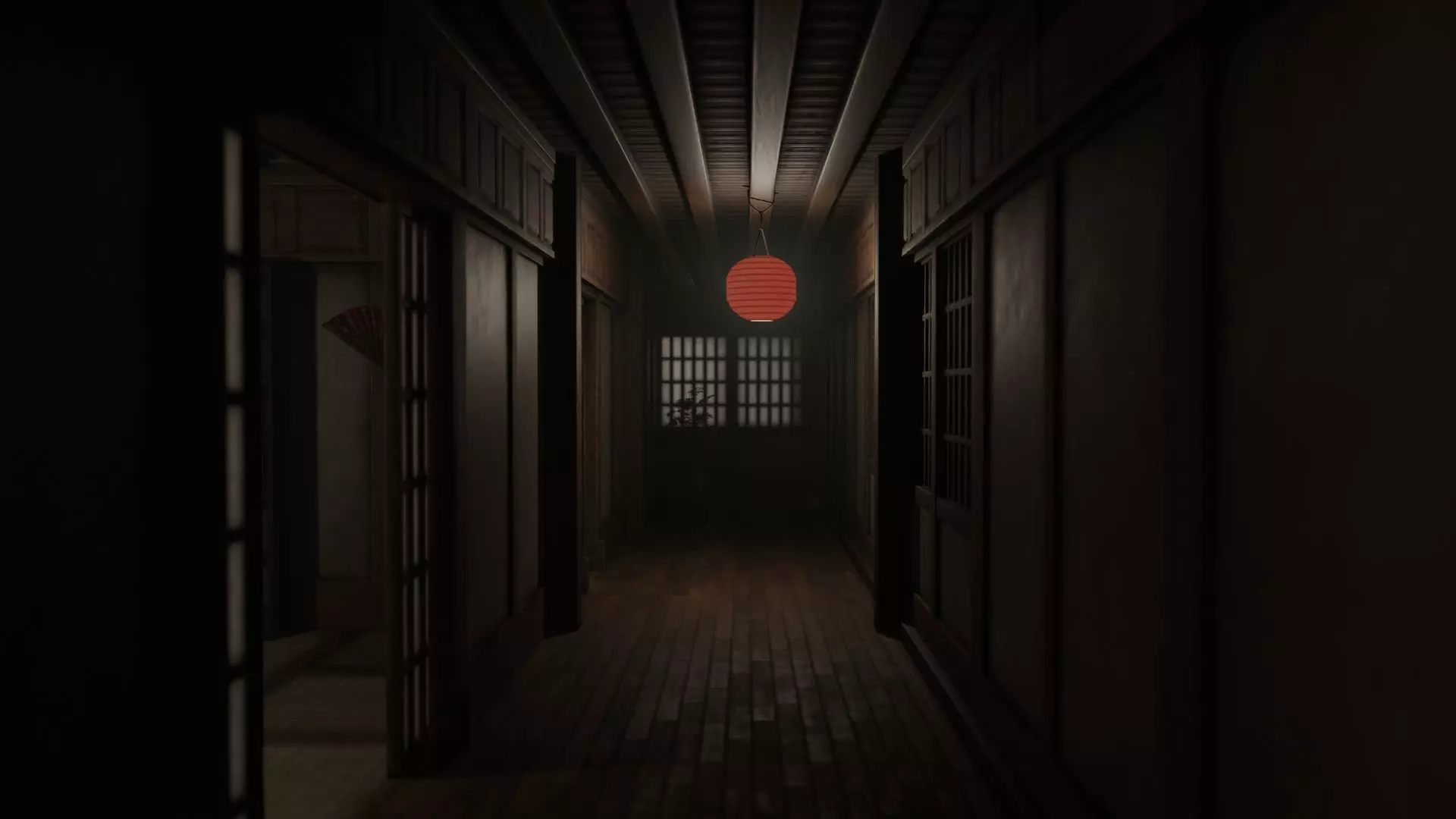 Low Poly Modular Japanese House With PBR Materials Low-poly 3D model_0
